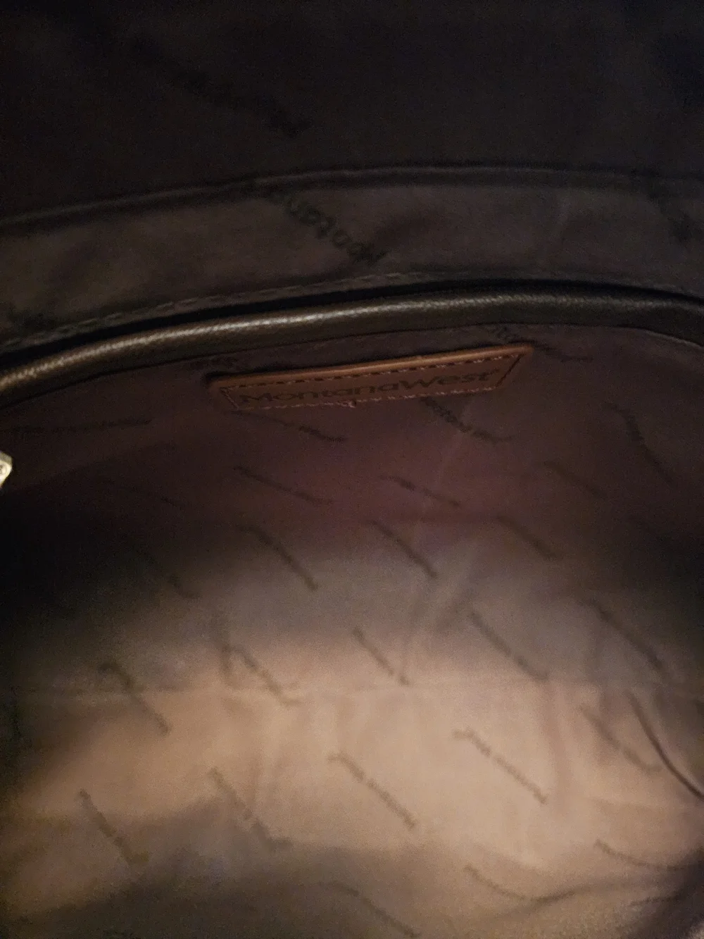 Montana West Brown Faux Leather Satchel with Leopard Accent